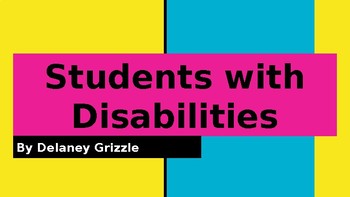Preview of Students with Disabilities in Math