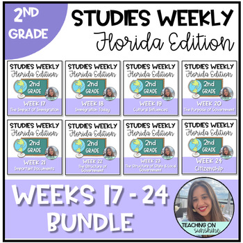 Preview of Studies Weekly 17-24 Bundle Florida Edition 2nd grade!