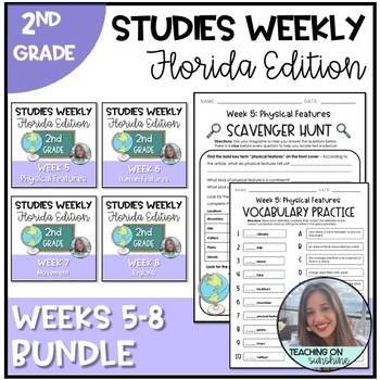 Preview of Studies Weekly 5-8 Bundle Florida Edition 2nd grade!