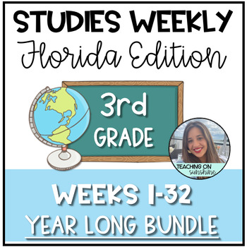 Preview of Studies Weekly Florida Edition YEAR LONG BUNDLE for 3rd Grade! New Curriculum