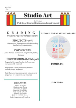 Preview of Studio Art Syllabus