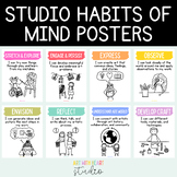 Studio Habits of Mind Poster Set - Elementary Art - Version #2