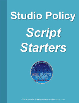 Preview of Studio Policy Script Starters