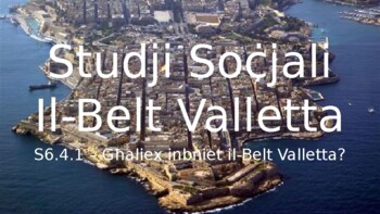 Preview of Studji Soċjali - Il-Belt Valletta (PPT)