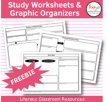 Preview of Study Worksheets & Graphic Organizers