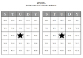 Study Bingo: Print 32 Different Bingo Cards and Master Lis