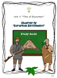Study Guide 5th Gr S. Studies Chapter 4 European Settlemen