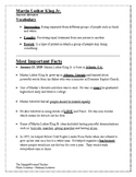 Study Guide-Martin Luther King Jr.