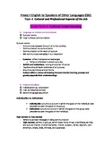 Study Guide for ESOL Praxis II 0361 Test- TOPIC 4