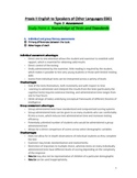 Study Guide for ESOL Praxis II 0361 Test- TOPIC 3 Assessment