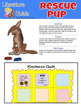 Preview of Study Guide for "Rescue Pup" pet care and responsibility