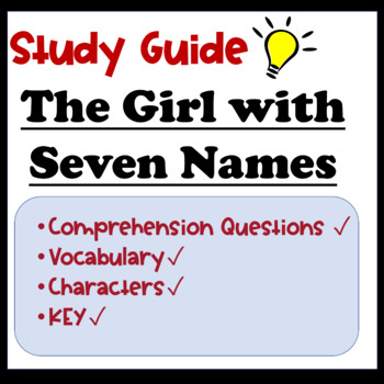 Preview of Study Guide for The Girl with Seven Names