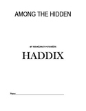 Study Guide to AMONG THE HIDDEN by Margaret Peterson HADDIX