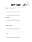 Study Habits Planner