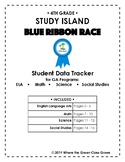 Study Island "Blue Ribbon Race" Data Tracker (4th grade: G