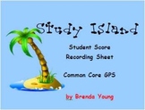 Study Island Student Score Recording Sheet