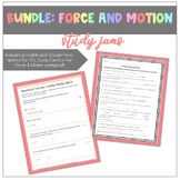 BUNDLE: Study Jams - Force and Motion [Includes ALL 6 Prin