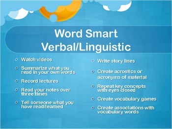verbal learning methods and materials
