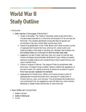 Study Outline for World War II