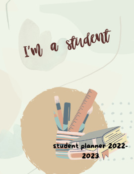 Preview of Study Planner 1 - 100 Pages - 8.5 x 11 Inch