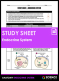 Study Sheet - Endocrine System - HS-LS1 - Distance Learning