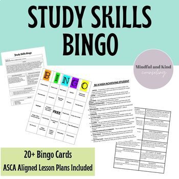 Preview of Study Skills Activity Bingo