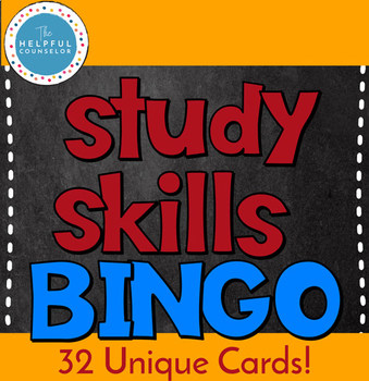 Preview of Updated! Study Skills Bingo Game