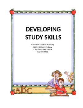 Preview of Study Skills Booklet