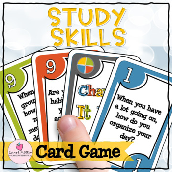 Preview of Study Skills Card Game