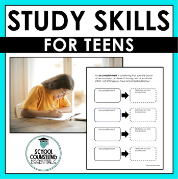 Preview of Study Skills Lessons & Activities for Middle & High School - BUNDLE!