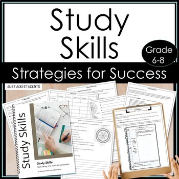 Preview of Study Skills Cornell Notes Outlining Time Audit and Close Reading Skills