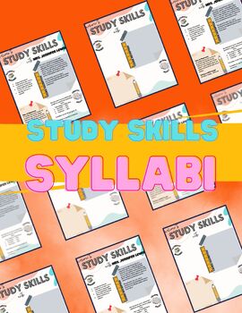 Preview of Study Skills Editable Syllabus