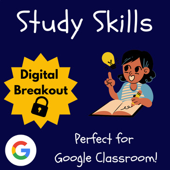 Preview of Study Skills Escape Room (Back to School Digital Breakout)