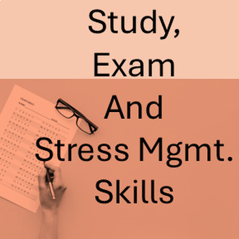 Preview of Study Skills, Exam Skills, and Stress Management Skills for Adults Mega Bundle!