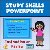 Study Skills PowerPoint Presentation