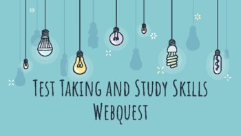 Preview of Study Skills Webquest