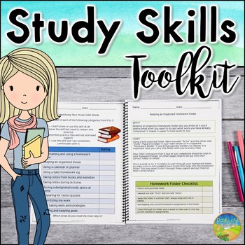 Preview of Study Skills Workbook - Activities for Middle & High School