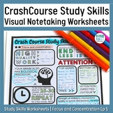 Study Skills Worksheet | Crash Course Study Skills Focus &