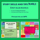 Study Skills and Learning Types PowerPoint and Posters BUNDLE