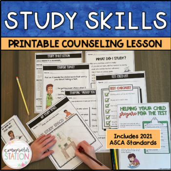 Preview of Study Skills, Test Taking Skills, Test Prep Lesson for 3rd, 4th, 5th, 6th grade