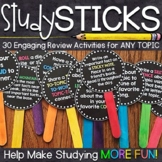 Study Skills Activities | Review Activities for ANY Subject