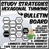 Study Strategies Hexagonal Thinking Bulletin Board Editabl