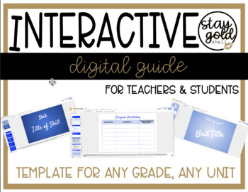 Preview of Study Sync Digital Guide Template