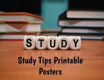 Preview of Study Tips Posters