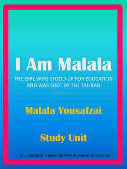 Preview of Study Unit to be used with I Am Malala 