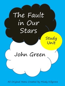 Preview of Study Unit to be used with The Fault in Our Stars by John Green