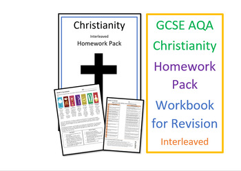 Preview of Study of Christianity Homework Pack / Workbook