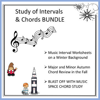 Preview of Study of Intervals & Chords BUNDLE