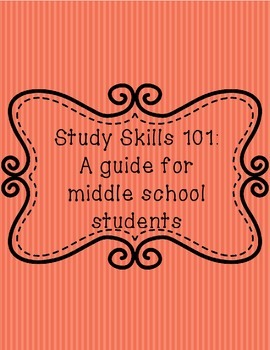 Preview of Study skills 101: A guide for middle school students
