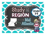 Study your Region: Midatlantic Interactive Notebook